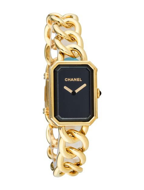 gold chanel watches for women